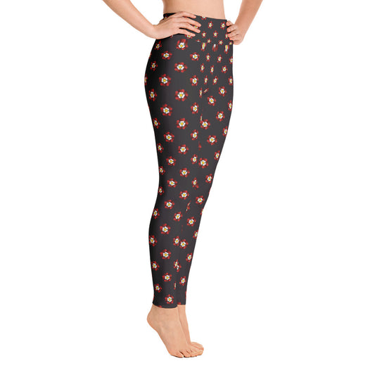 "Tudor Rose" Yoga Leggings