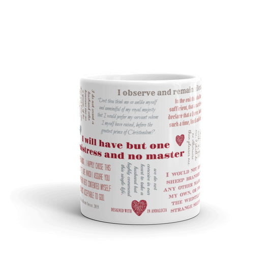 Elizabeth I "One Mistress and no master" mug