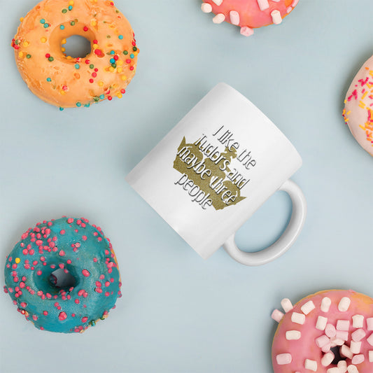 I like the Tudors and three people mug