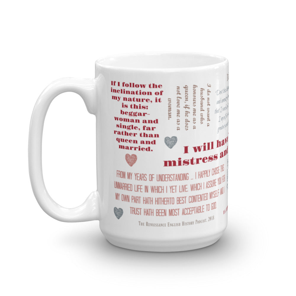 Elizabeth I "No Master" mug