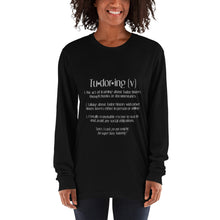 "Tudoring" Definition Long sleeve t-shirt
