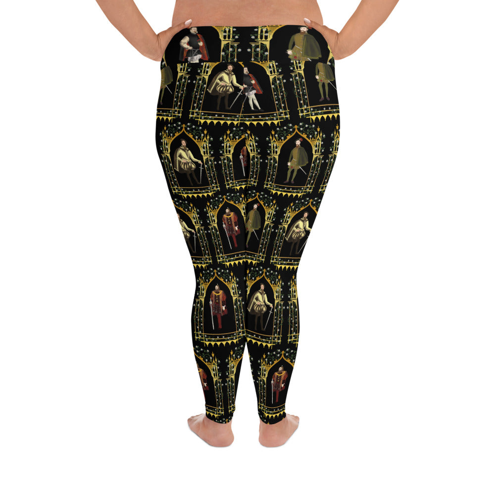 My Tudor Boyfriend All-Over Print Plus Size Leggings