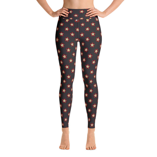 "Tudor Rose" Yoga Leggings