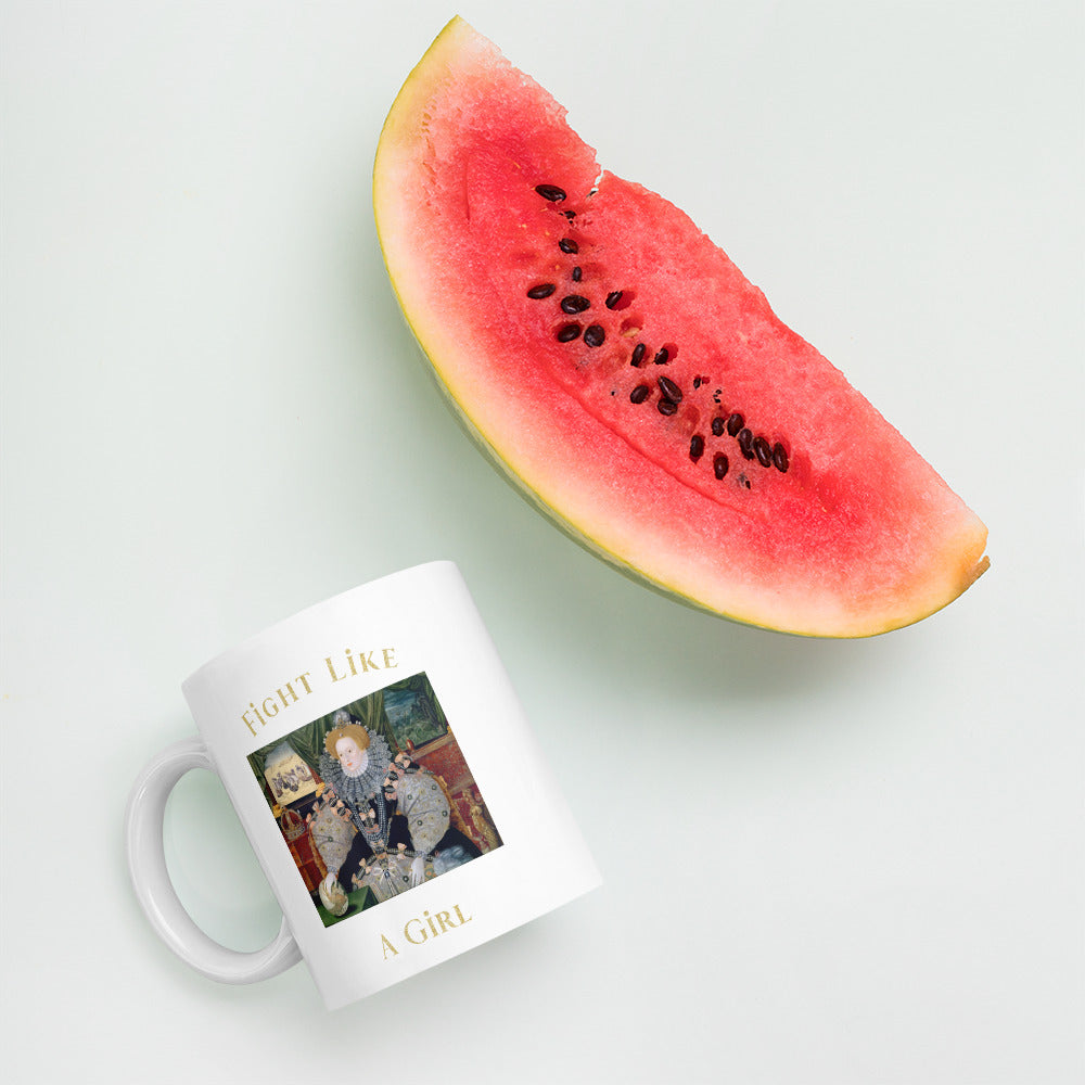 "Fight like a Girl" Mug